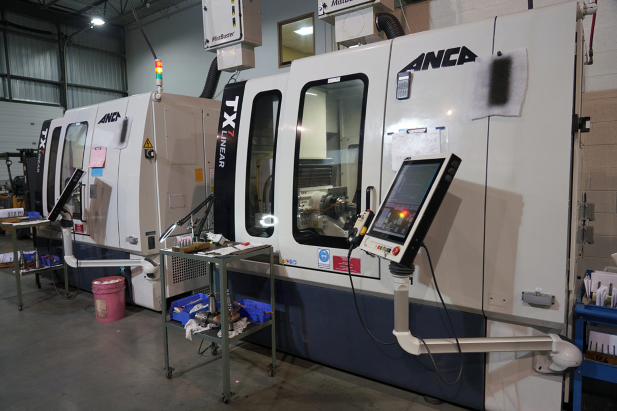 ANCA MX7 Linear Assists Clortech with Tooling Needs