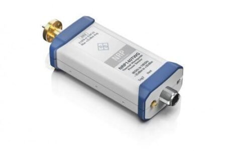 The new R&S NRP140TWG(N) power sensor ideally suited to F band applications due to its native WR 8 waveguide connector.