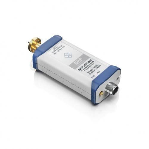 The new R&S NRP140TWG(N) power sensor ideally suited to F band applications due to its native WR 8 waveguide connector.