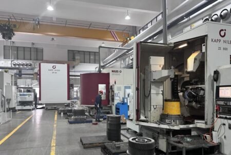 KAPP NILES ZE 800 gear grinder in KAIBO's 27,000㎡ intelligent factory