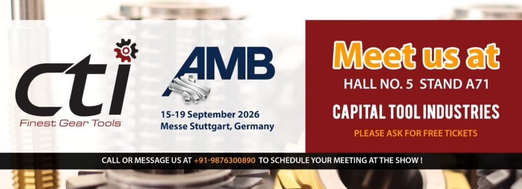 Capital Tool Industries and EIFCO Machine Tools to Showcase Indian Gear Manufacturing Excellence at AMB Stuttgart 2026